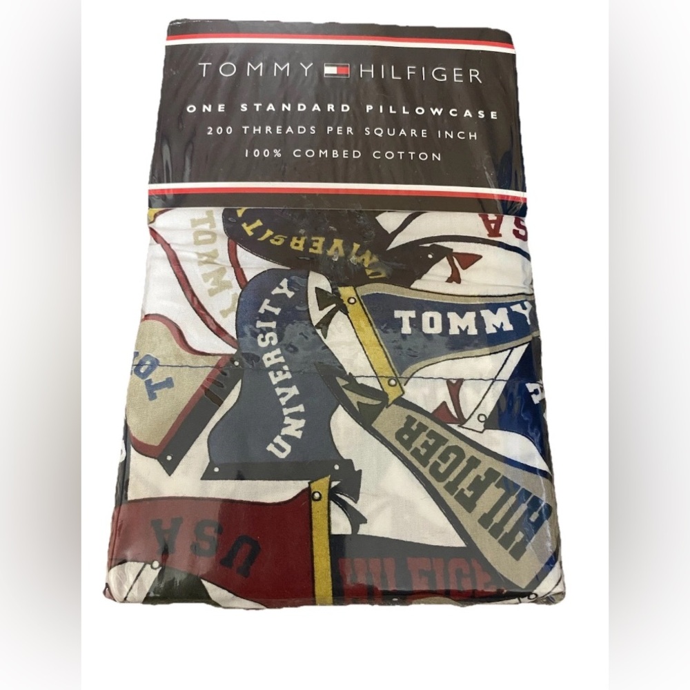 Tommy Hilfiger One Standard Pillowcase Brand New